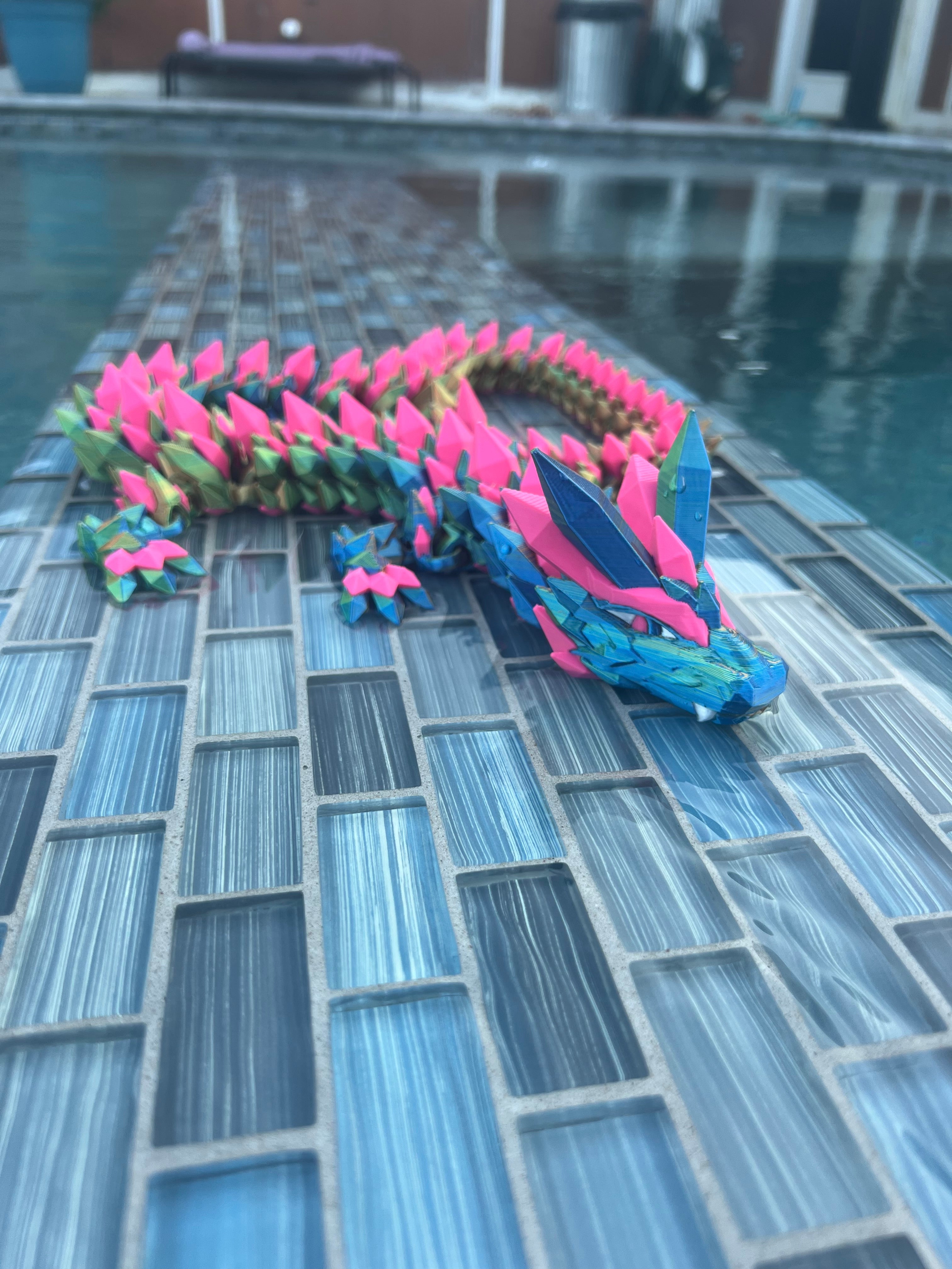 Extra Large Crystal Dragon